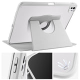 Apple iPad Pro 13 2025 M5 Kılıf Zore Termik Kalem Bölmeli Dönebilen Standlı Kılıf Lila