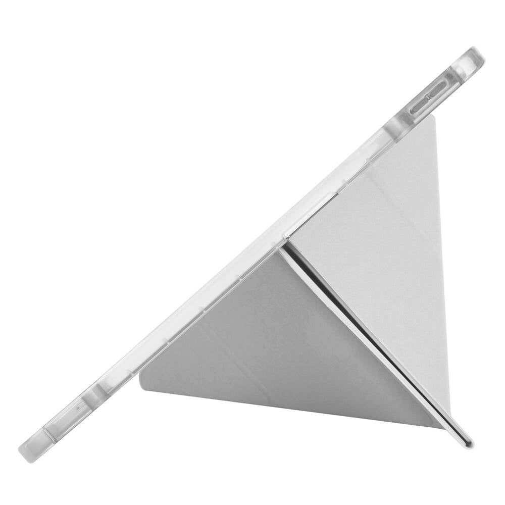 Apple iPad Pro 13 2025 M5 Kılıf Zore Tri Folding Kalem Bölmeli Standlı Kılıf Mürdüm