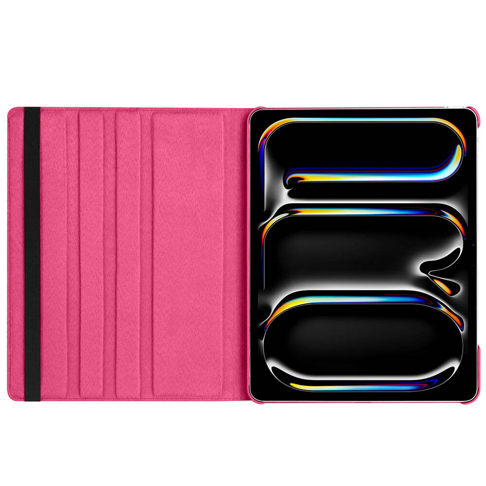 Apple iPad Pro 13 2025 M5 Zore Dönebilen Standlı Kılıf Mavi