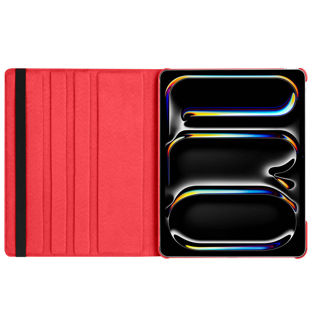 Apple iPad Pro 13 2025 M5 Zore Dönebilen Standlı Kılıf Mavi