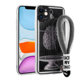 Apple iPhone 11 Kılıf Desenli El Askılı İpli Zore Astana Silikon Kapak Kafes