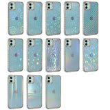 Apple iPhone 11 Kılıf Desenli Parlayan Transparan Zore Avva Kapak NO10