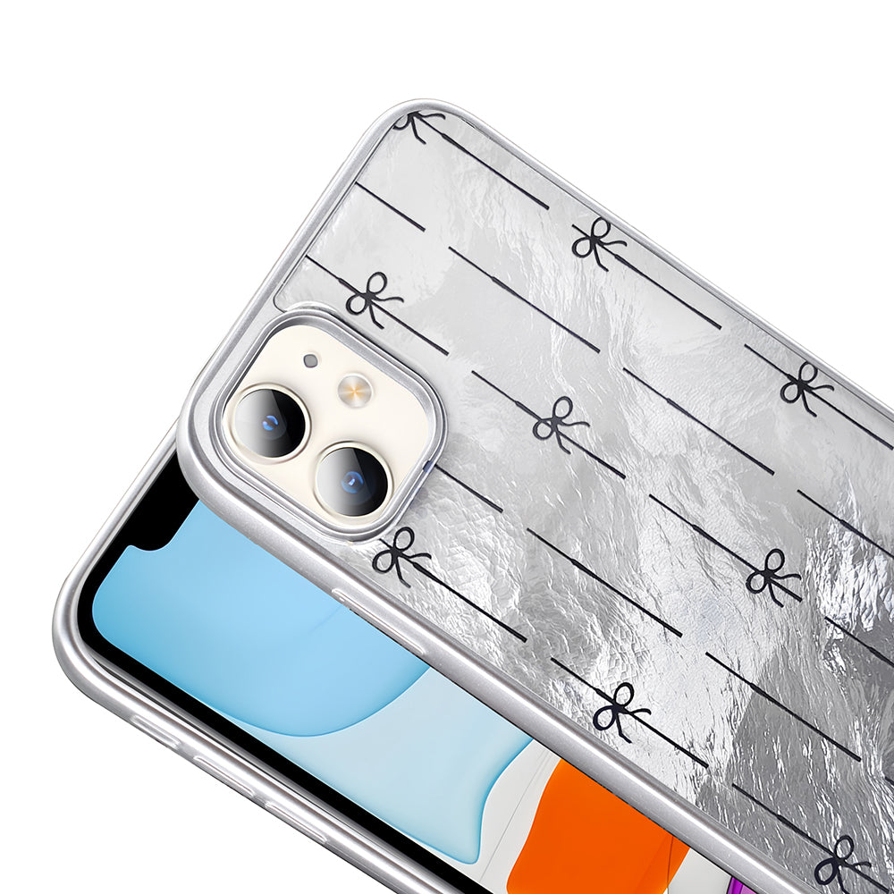 Apple iPhone 11 Kılıf Desenli Zore Mep Kapak İncili Fiyonk