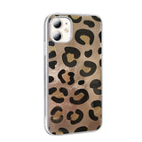 Apple iPhone 11 Kılıf Desenli Zore Mep Kapak Gold Leopar