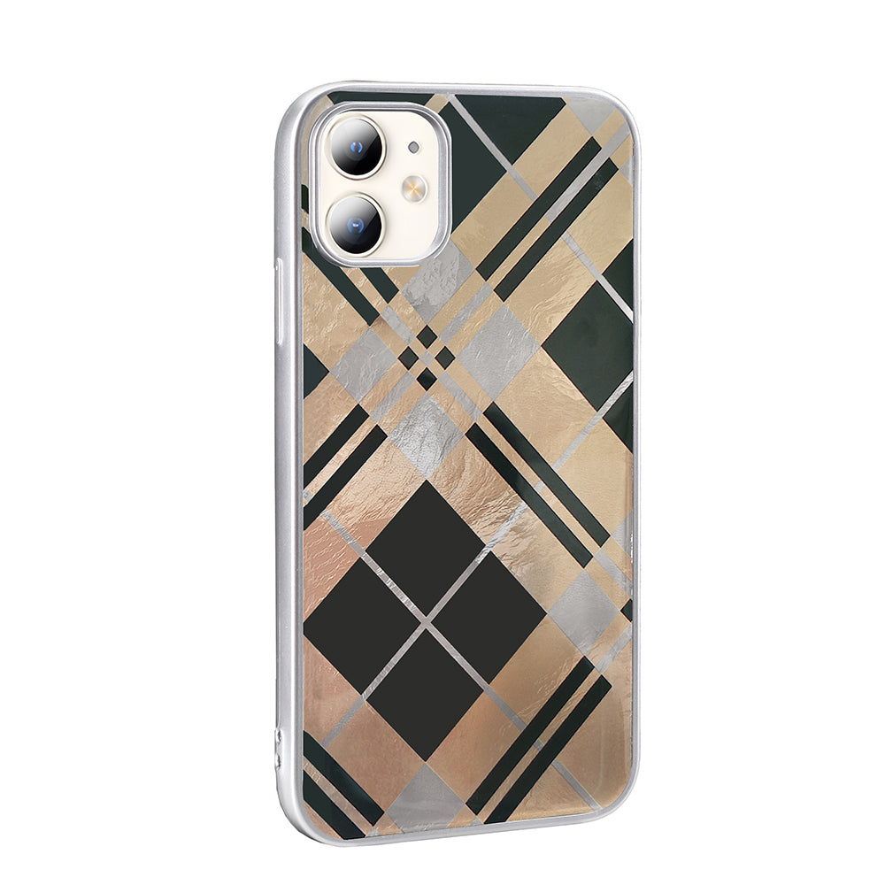 Apple iPhone 11 Kılıf Desenli Zore Mep Kapak Gri Leopar