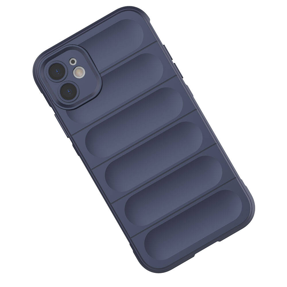 Apple iPhone 11 Kılıf Esnek TPU Oyuklu Arka Yüzey Tasarımlı Zore Etnik Silikon Kapak Siyah