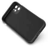 Apple iPhone 11 Kılıf Esnek TPU Oyuklu Arka Yüzey Tasarımlı Zore Etnik Silikon Kapak Lacivert