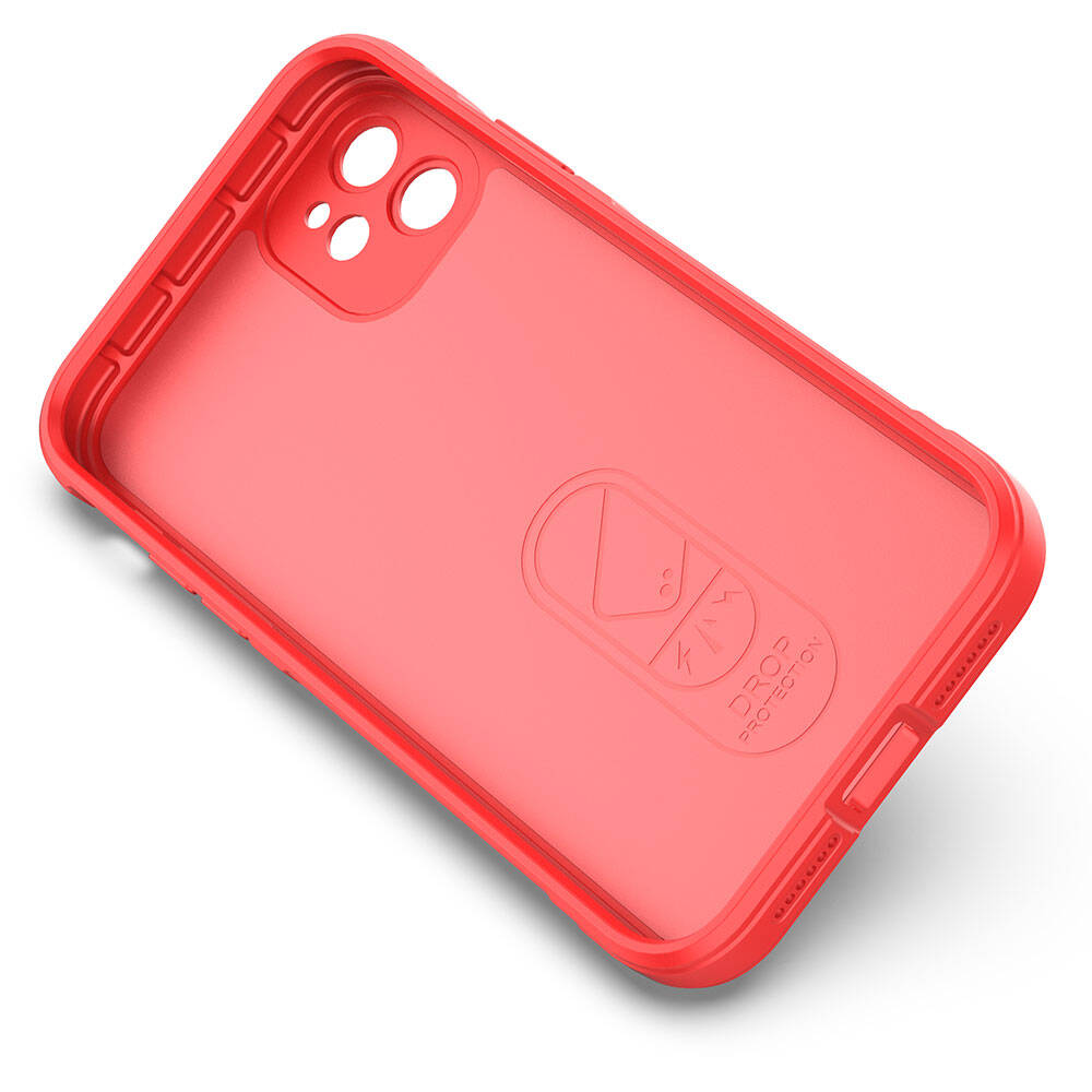 Apple iPhone 11 Kılıf Esnek TPU Oyuklu Arka Yüzey Tasarımlı Zore Etnik Silikon Kapak Koyu Yeşil