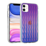 Apple iPhone 11 Kılıf Kabartmalı Dalga Tasarımlı Silikon Zore İsmira Kapak NO9