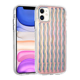 Apple iPhone 11 Kılıf Kabartmalı Dalga Tasarımlı Silikon Zore İsmira Kapak NO7