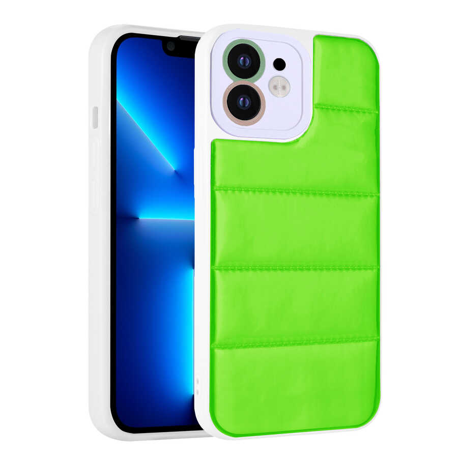 Apple iPhone 11 Kılıf Kamera Korumalı Airbagli Renkli Zore Seksek Kapak Pembe