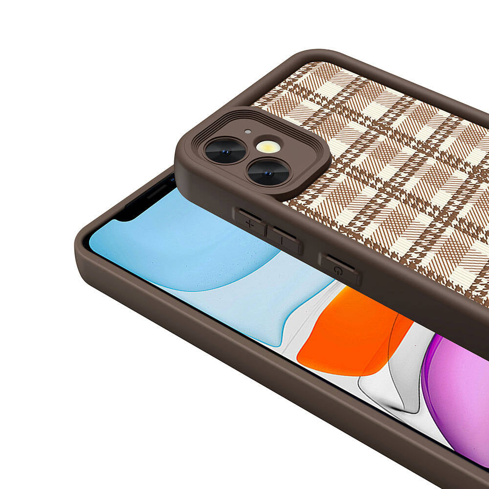 Apple iPhone 11 Kılıf Kamera Korumalı Baskılı Arka Yüzey Zore Klas Kapak Beyaz