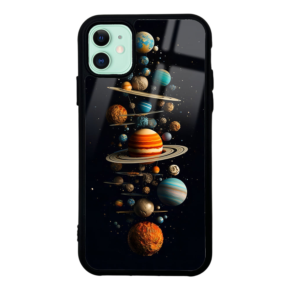 Apple iPhone 11 Kılıf Kamera Korumalı Desenli Lusi Kapak Gezegen