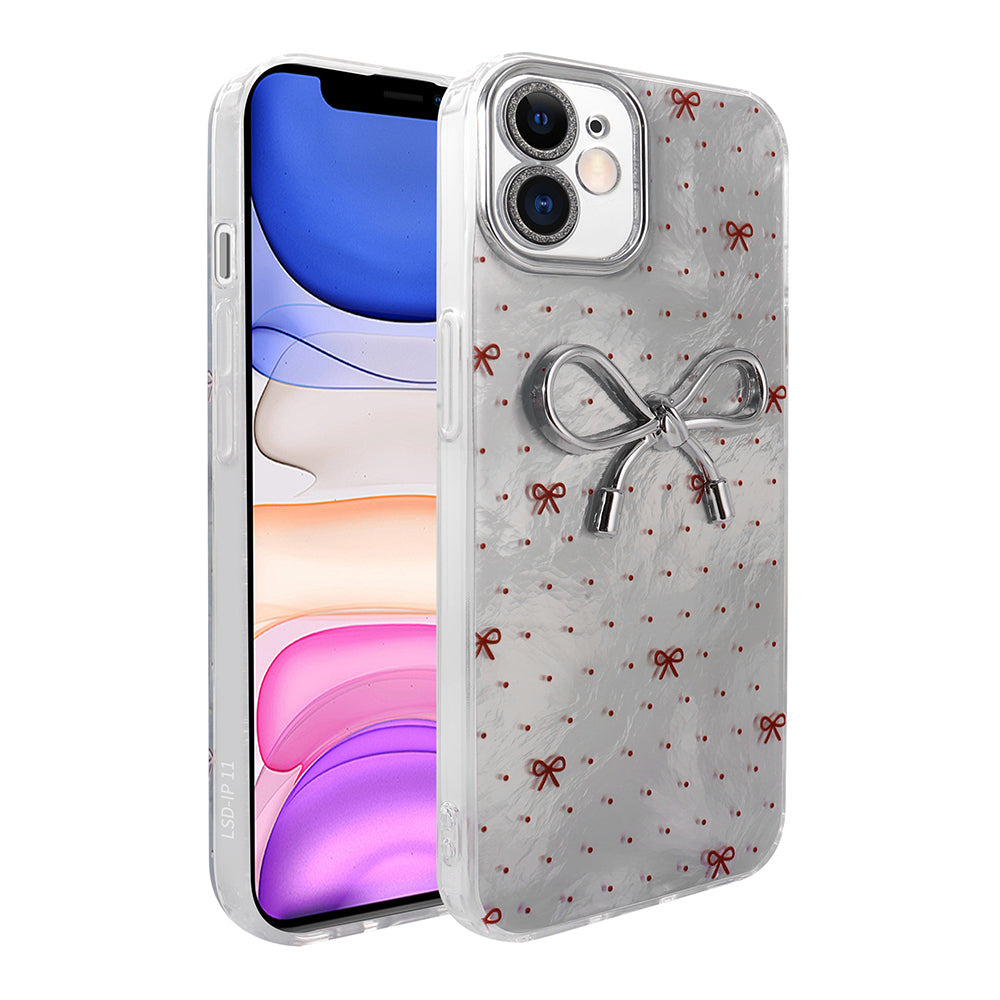 Apple iPhone 11 Kılıf Kamera Korumalı Figürlü Zore Ponti Silikon Kapak Açık Mavi