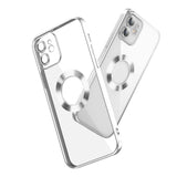 Apple iPhone 11 Kılıf Kamera Korumalı Logo Gösteren Zore Omega Kapak Kırmızı