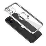 Apple iPhone 11 Kılıf Kamera Korumalı Logo Gösteren Zore Omega Kapak Kırmızı