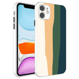 Apple iPhone 11 Kılıf Kamera Korumalı Renkli Temperli Zore X-Cam Kapak NO13