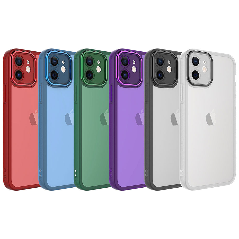 Apple iPhone 11 Kılıf Kamera Korumalı Transparan Zore Post Kapak Siyah