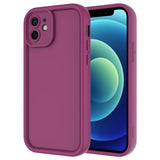 Apple iPhone 11 Kılıf Kamera Korumalı Zore Ananas Kapak Mürdüm