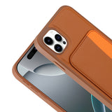 Apple iPhone 11 Kılıf Kartlıklı Zore X-Kart Silikon Kapak Koyu Gri