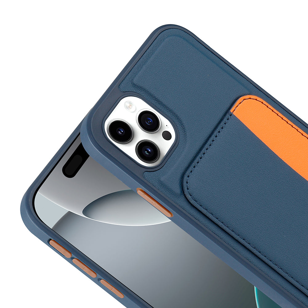 Apple iPhone 11 Kılıf Kartlıklı Zore X-Kart Silikon Kapak Siyah