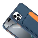Apple iPhone 11 Kılıf Kartlıklı Zore X-Kart Silikon Kapak Siyah