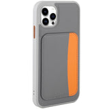 Apple iPhone 11 Kılıf Kartlıklı Zore X-Kart Silikon Kapak Siyah