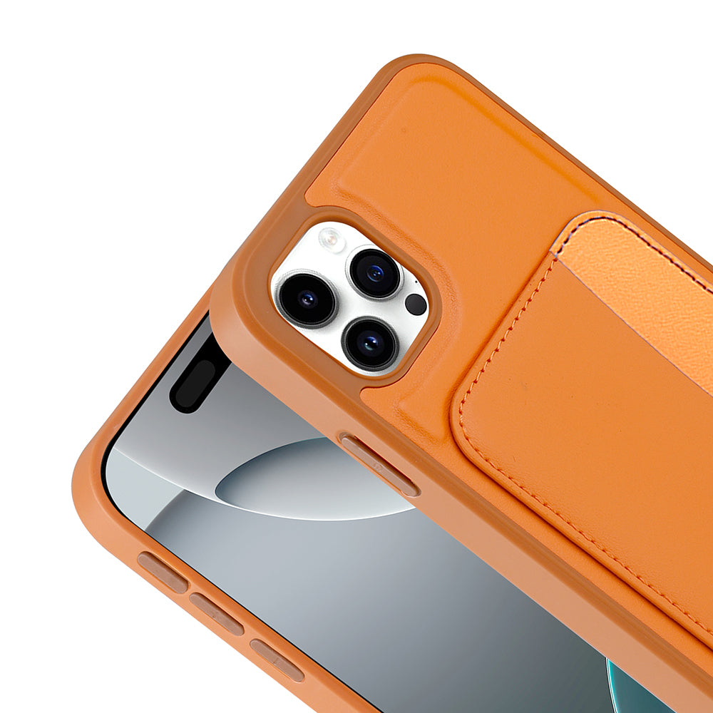Apple iPhone 11 Kılıf Kartlıklı Zore X-Kart Silikon Kapak Koyu Gri