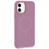 Apple iPhone 11 Kılıf M-Safe Şarj Özellikli Metal Kamera Çerçeveli Zore Edi Silikon Kapak Rose Gold