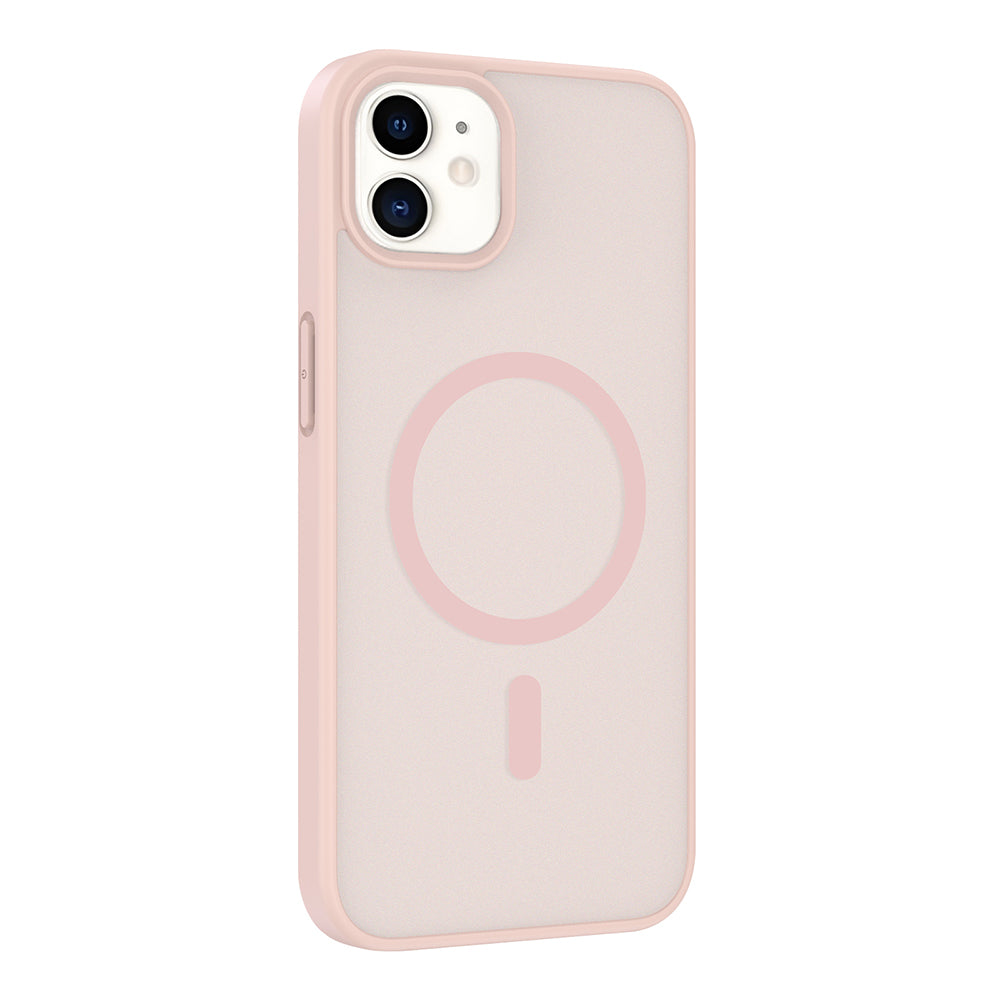 Apple iPhone 11 Kılıf M-safe Şarj Özellikli Babet Kapak Desert Gold