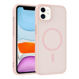 Apple iPhone 11 Kılıf M-safe Şarj Özellikli Babet Kapak Desert Gold
