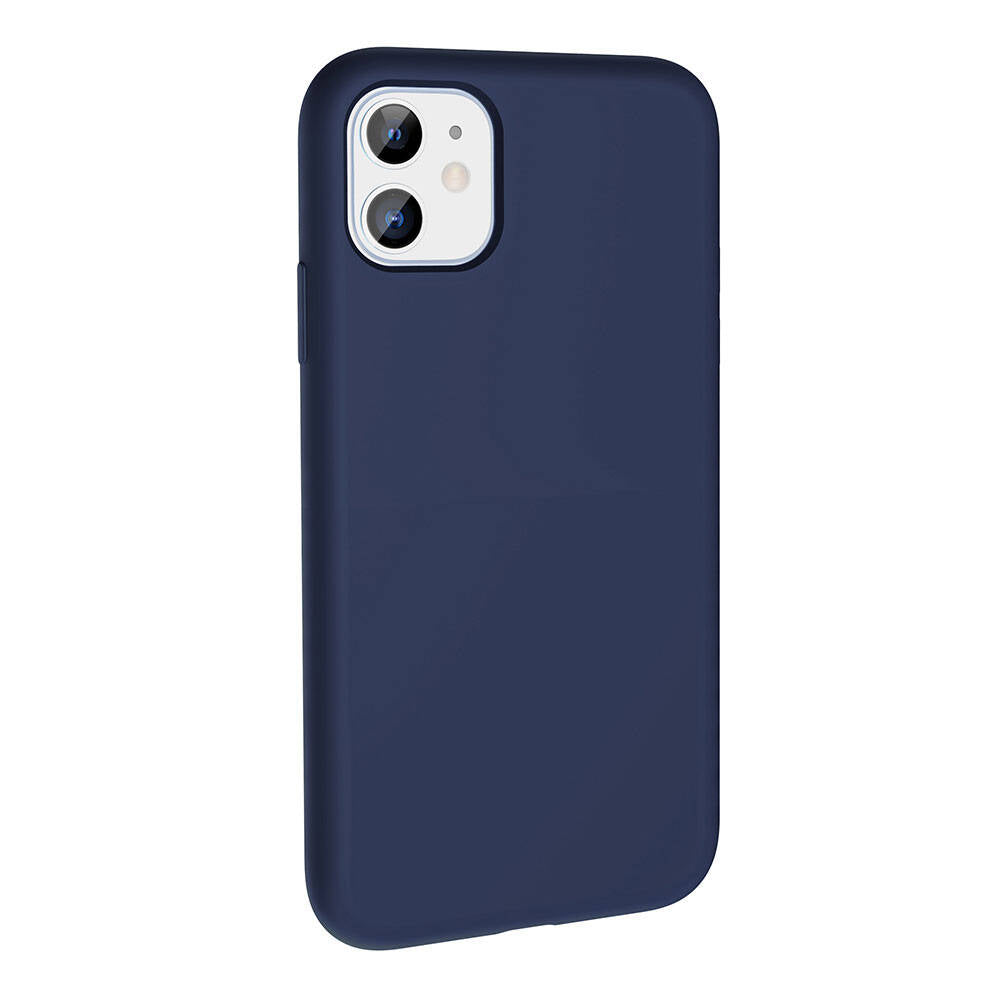 Apple iPhone 11 Kılıf M-safe Şarj Özellikli Sıvı Teknolojili Silinebilir Sert Zore Kivi Kapak Pembe