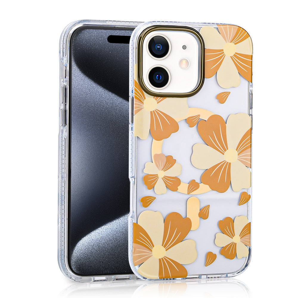 Apple iPhone 11 Kılıf M-safe Şarj Özellikli Zore Papat Kapak Kahverengi
