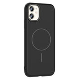Apple iPhone 11 Kılıf M-safe Şarj Özellikli Zore Ruby Sert Kapak Lacivert
