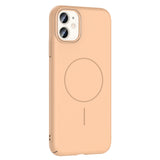 Apple iPhone 11 Kılıf M-safe Şarj Özellikli Zore Ruby Sert Kapak Gri