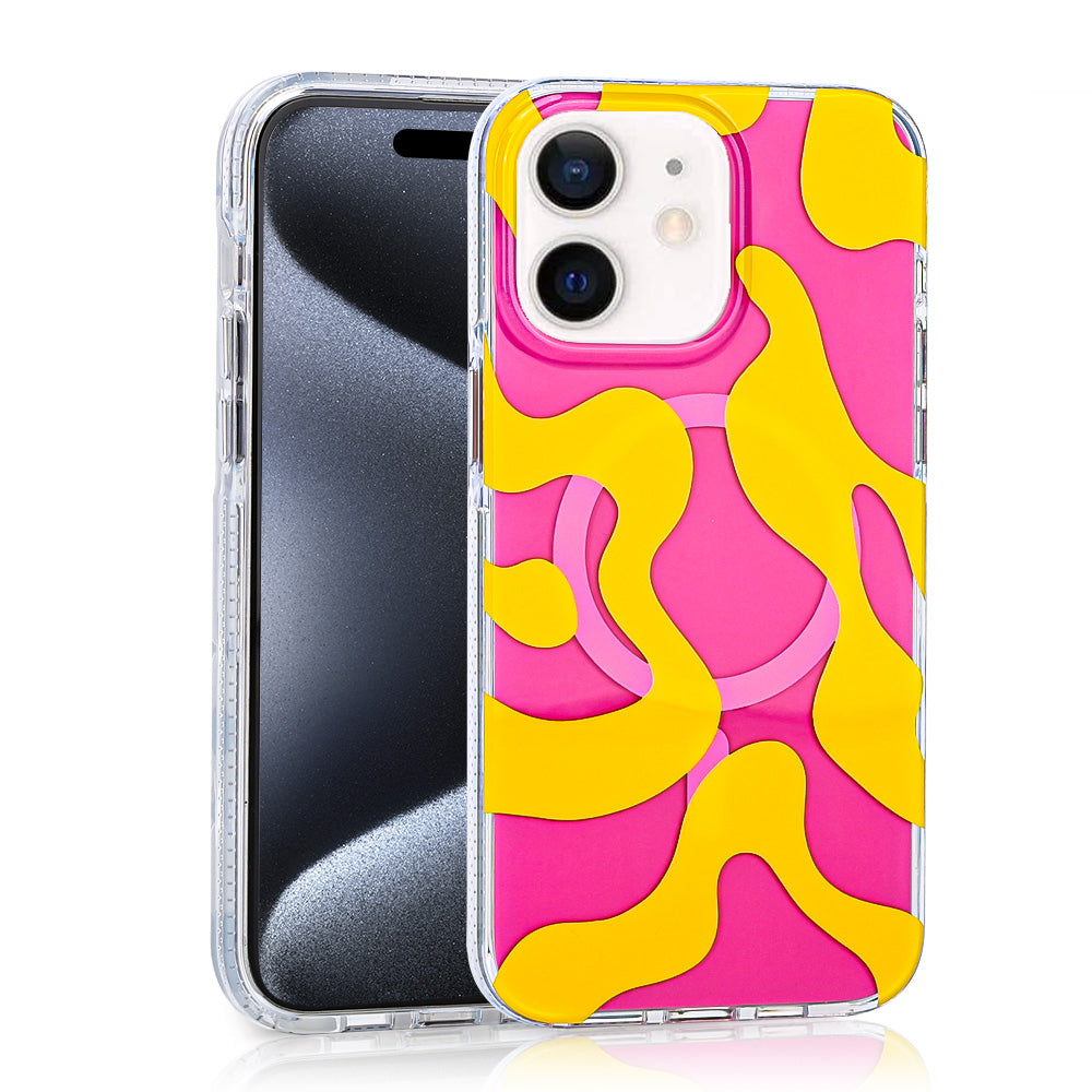 Apple iPhone 11 Kılıf M-safe Şarj Özellikli Zore Stilo Kapak Kırmızı