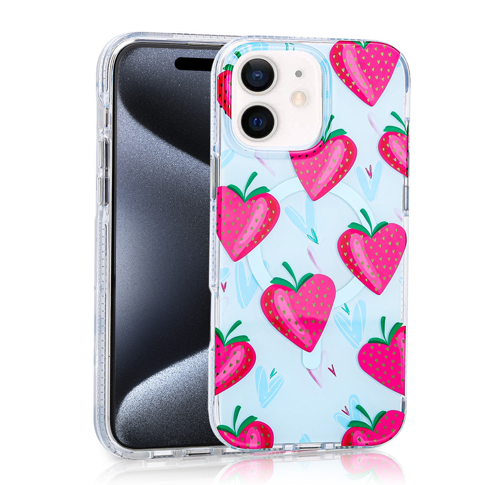 Apple iPhone 11 Kılıf M-safe Şarj Özellikli Zore Stilo Kapak Pembe