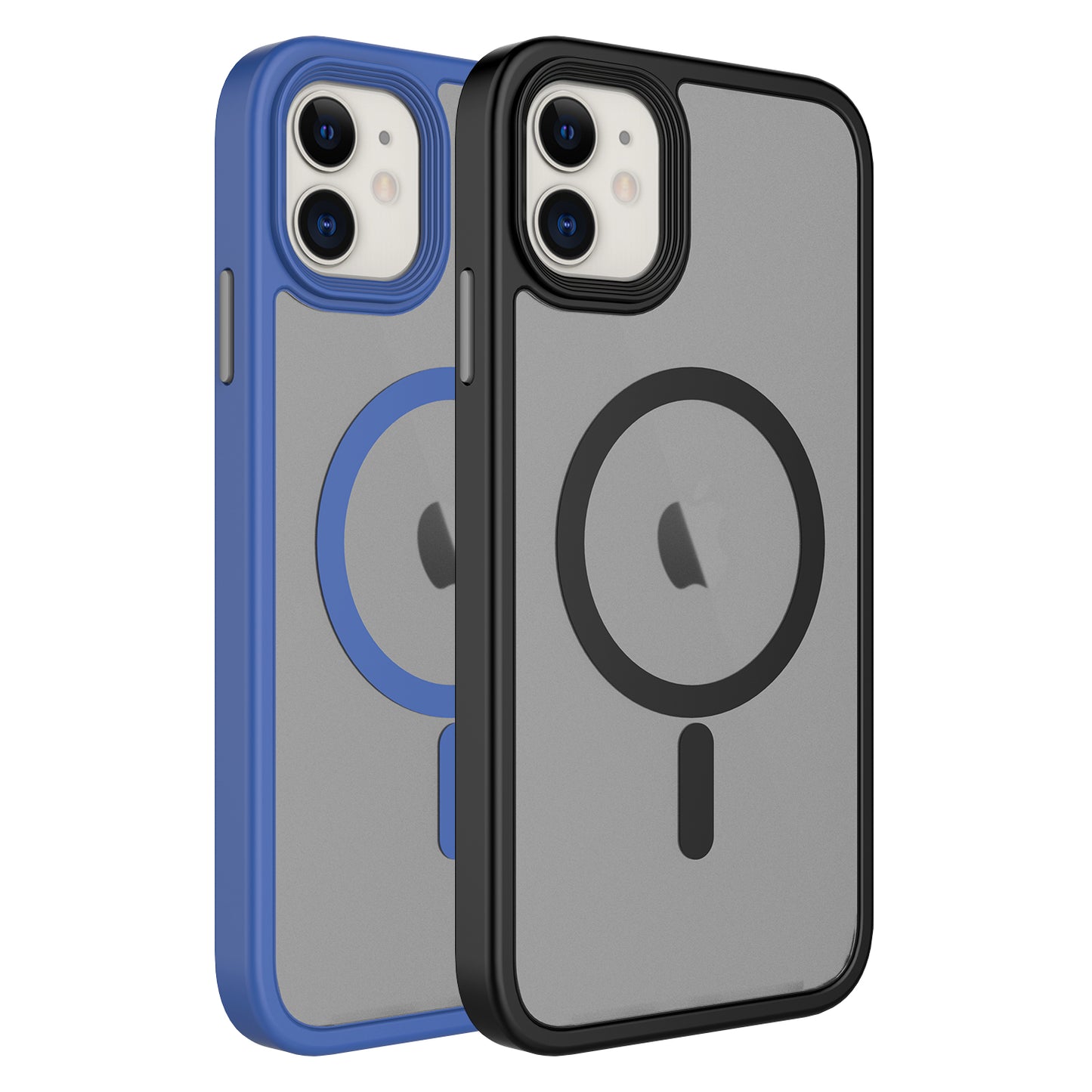 Apple iPhone 11 Kılıf Mat Arka Yüzey Wireless Şarj Özellikli Zore Flet M-safe Kapak Sarı