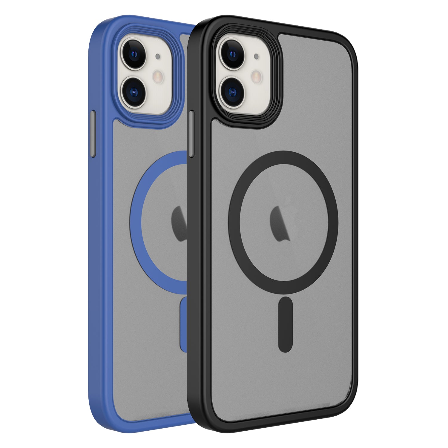Apple iPhone 11 Kılıf Mat Arka Yüzey Wireless Şarj Özellikli Zore Flet M-safe Kapak Sarı