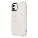 Apple iPhone 11 Kılıf Mat Arka Yüzey Wireless Şarj Özellikli Zore Flet M-safe Kapak Sarı