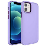 Apple iPhone 11 Kılıf Metal Çerçeve ve Buton Tasarımlı Sert Zore Botox Kapak Turuncu