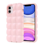 Apple iPhone 11 Kılıf Parlak Esnek Silikon Zore Dom Dom Kapak Pembe