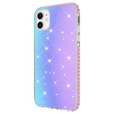 Apple iPhone 11 Kılıf Parlak Renk Geçişli Zore Velle Kapak Pembe Koyu