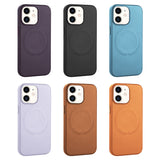 Apple iPhone 11 Kılıf PU Deri M-safe Wireless Şarj Özellikli Zore Derix Kapak Mavi