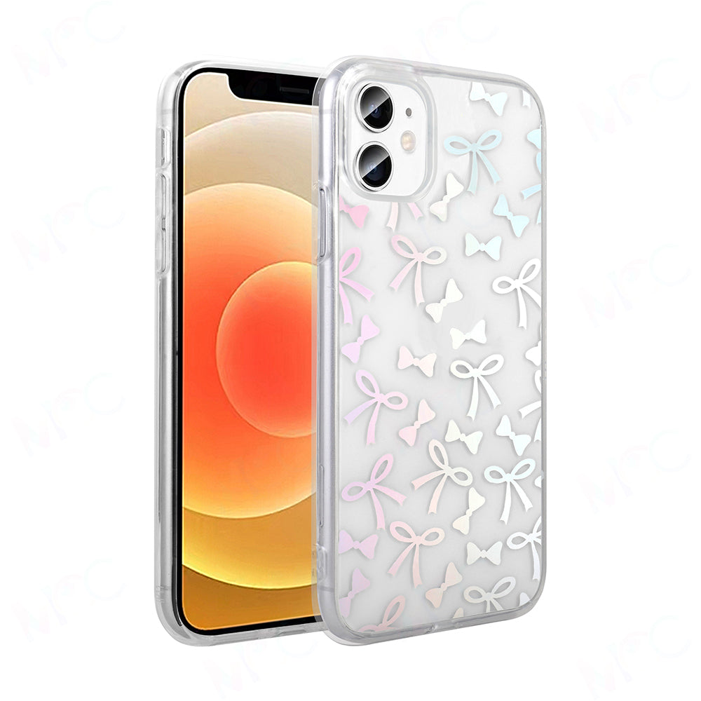 Apple iPhone 11 Kılıf Şeffaf Figürlü Zore Folk Sert Kapak Fiyonk