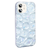 Apple iPhone 11 Kılıf Simli 3D Desenli Zore Hacar Kapak Beyaz