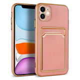 Apple iPhone 11 Kılıf Zore Bark Kartlıklı Kapak Mavi