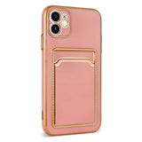 Apple iPhone 11 Kılıf Zore Bark Kartlıklı Kapak Mavi