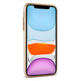 Apple iPhone 11 Kılıf Zore Bark Kartlıklı Kapak Mavi