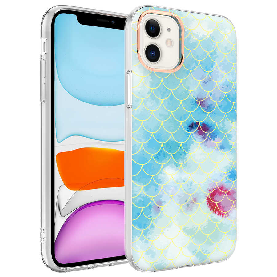 Apple iPhone 11 Kılıf Zore Bella Kapak Mavi